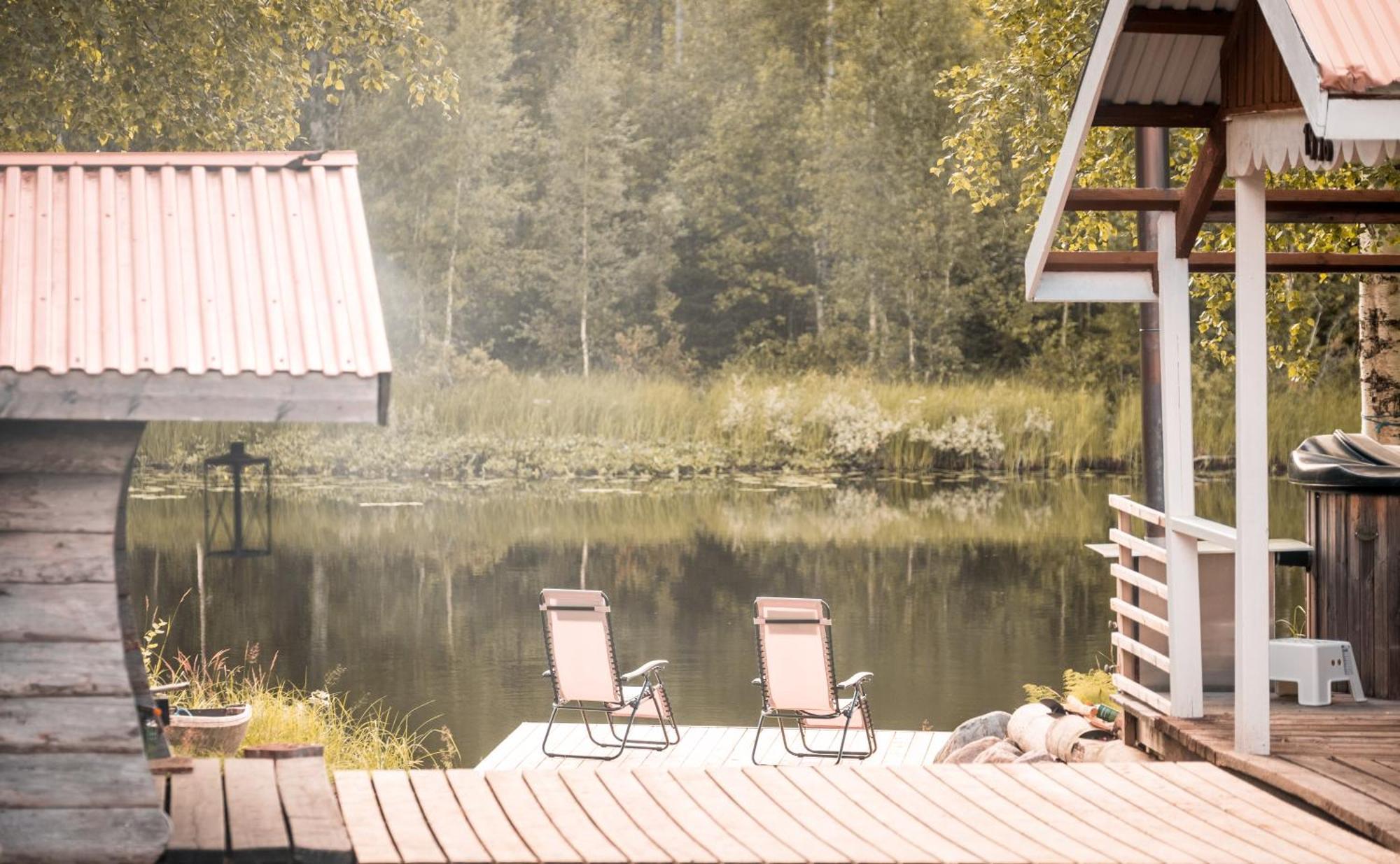 Hotel Langforsen Glamping & Lapland Experience à Lapptrask Extérieur photo